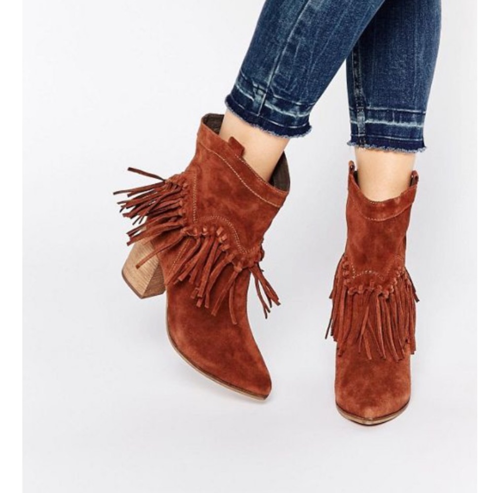 Aldo fringe boots
